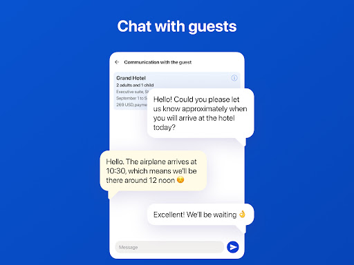 Screenshot of Ostrovok! Extranet