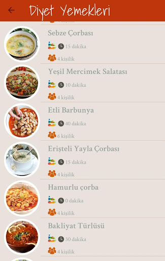 Diyet Yemekleri Tarifleri Screen 2