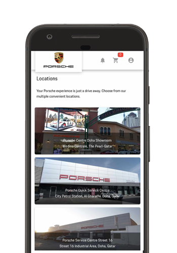 Porsche Qatar Screen 2