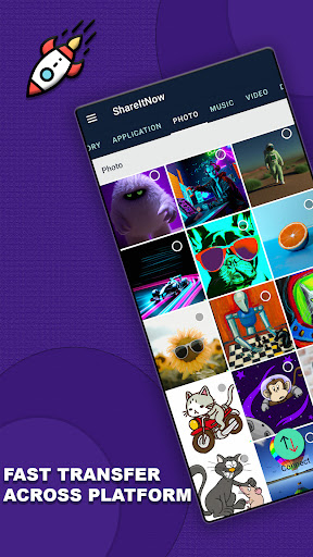Android application ShareItNow: File Transfer App screenshort