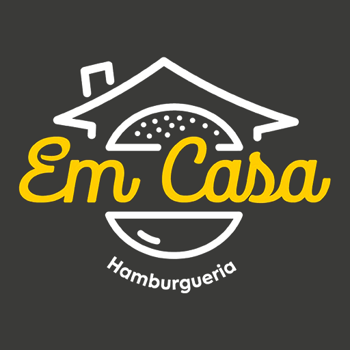 Em Casa Hamburgueria logo