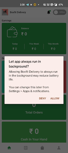 Boxfit - Deliveryman