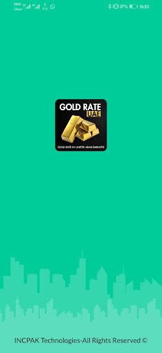 Android application Gold Rate Dubai UAE screenshort