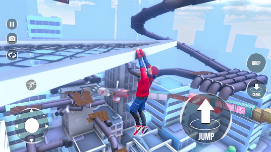 3D Only Up Parkour Game