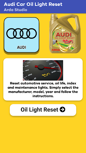 Oil Light Reset Audi