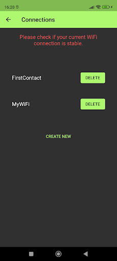 EF Manager Screen 3