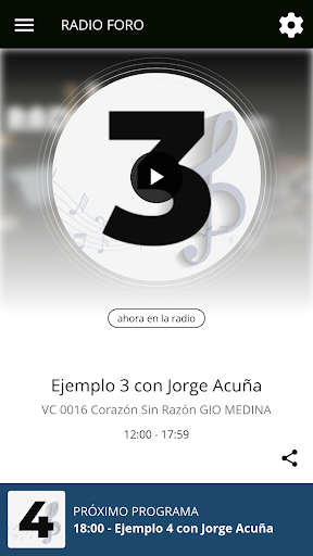 Android application RADIO FORO screenshort
