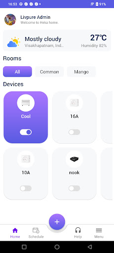 Android application Heka screenshort