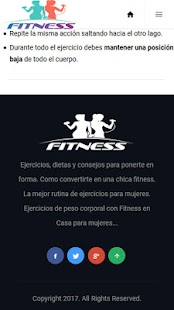 Fitness Femenino Screenshot