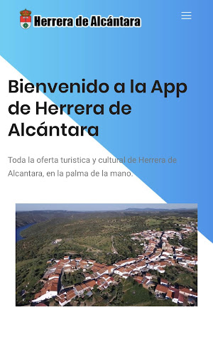 Android application Herrera de Alcántara Turismo. screenshort