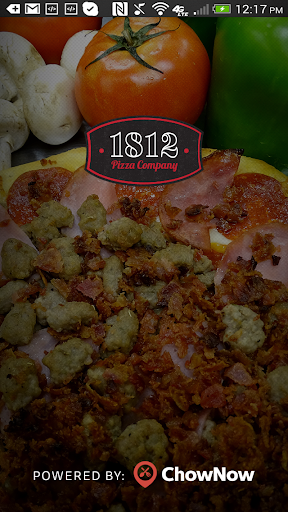 Android application 1812 Pizza Company screenshort