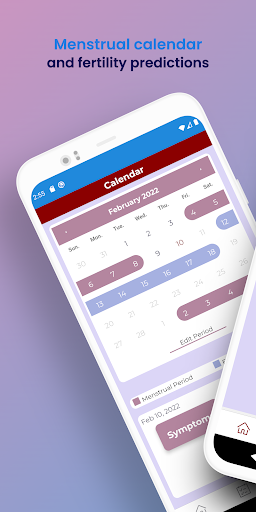 Android application Cyclic: Periods and menopause screenshort