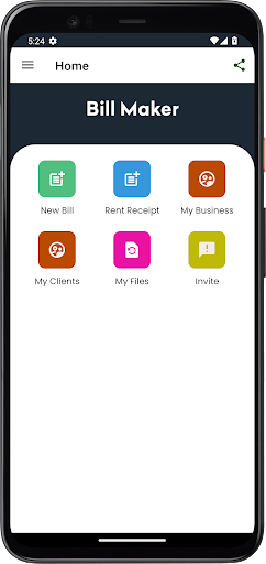 Bill Maker: Invoice & Receipts Screen 3