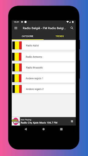Android application Radio Belgium - Radio FM & AM screenshort