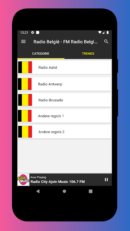 Radio Belgium - Radio FM & AM - 1.3.8 - (Android)