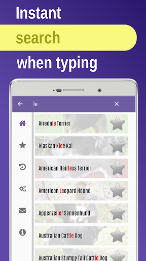 Dog breeds Screen 3