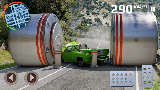 Hydraulic Press Crash Car Game Screen 2