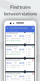 Indian Railway Train IRCTC App Screenshot