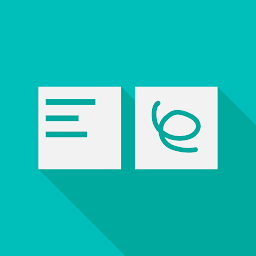 Icon image Note widget - Text and Paint