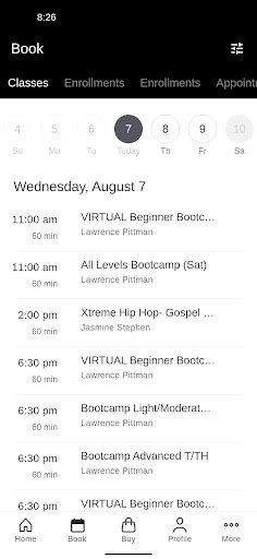 LPittfitness: Fitness Center Screen 2