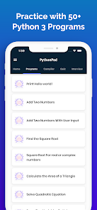 Captura 5 Learn Python Coding, PythonPad android