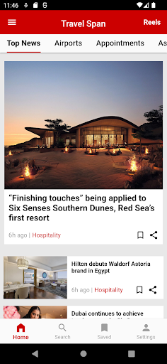 Android application travelSpan screenshort