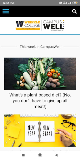 CampusWell Screen 3