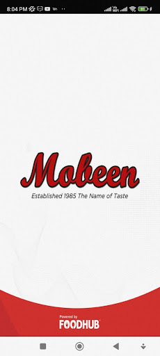 Android application Mobeen Takeaway screenshort