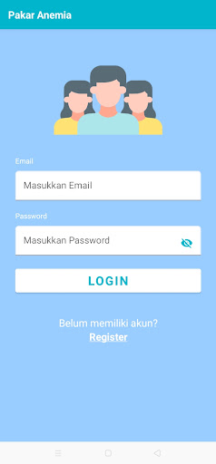 Android application Diagnosa Penyakit Anemia screenshort