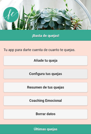 Android application Basta de Quejas screenshort