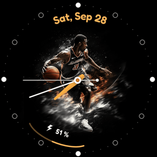 BASKETBALL PLAYER watch face Logo