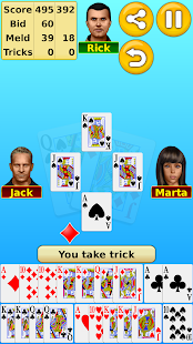 Pinochle - Card Game Screenshot