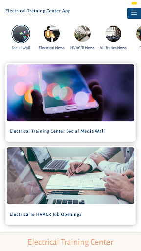 Android application Electrical Training Center App screenshort