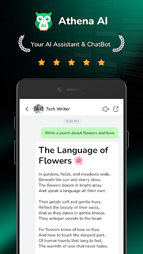 Android application ChatAthena - AI Assistant screenshort