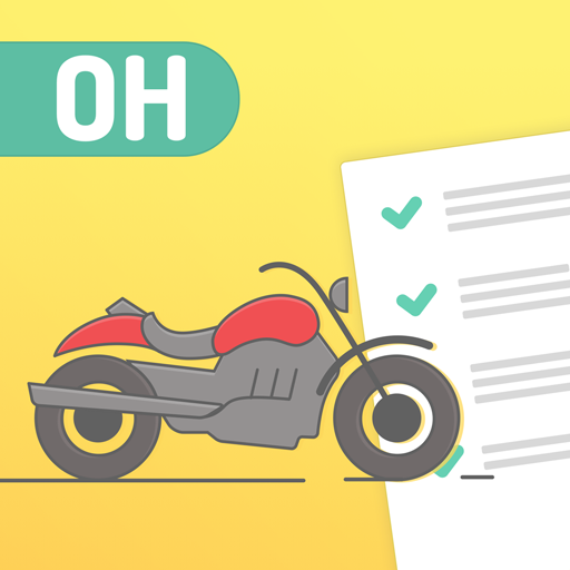 OH Motorcycle License BMV test  Icon