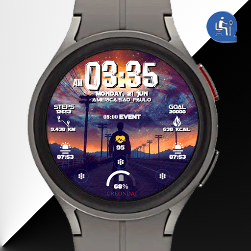 C06 - Life Roads Wear OS logo