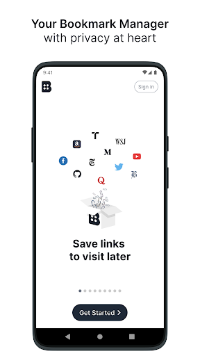 Screenshot of Brace.to - Bookmark Manager