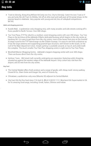 Adelaide Offline Travel Guide