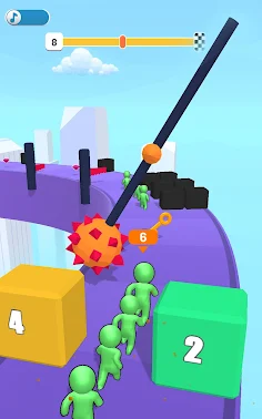 Run Dummy Run - crowd parkour - Screenshot 2