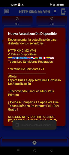 HTTP KING Mx VPN Screen 2