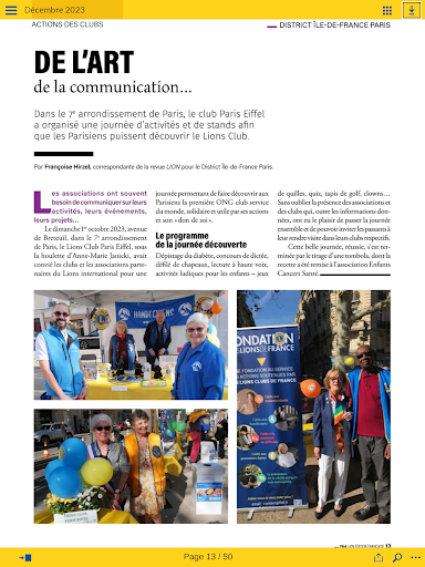 LION Magazine française Screen 3