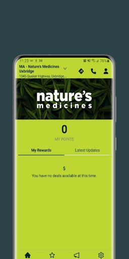 Android application Nature's Medicines screenshort