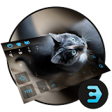 Cute cat lovely keyboard icon