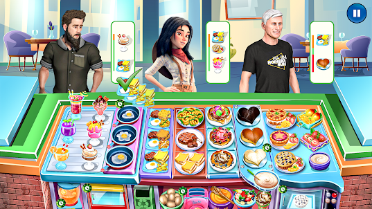 Kitchen Chef Cooking Food Game