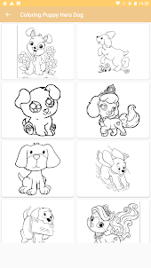 Dog coloring game