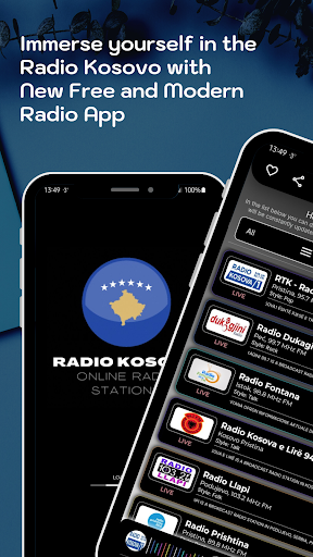 Android application Radio Kosovo - Online FM Radio screenshort