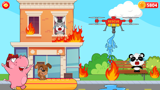 Screenshot of Fireman for Kids - Fire Truck
