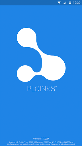 Android application PLOINKS peer to peer messaging screenshort