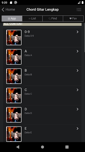 Chord Kunci Gitar Lengkap Screen 3