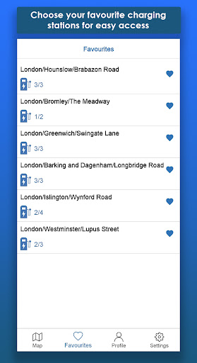Source London charging network Screen 2